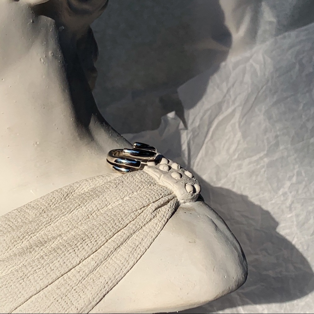 stacked silver ring 💓 - Picture 9 of 9